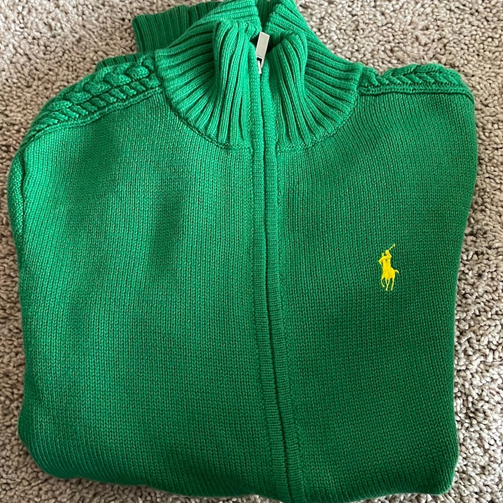 Ralph Lauren Polo Sport Full-zip Sweater Women’s Sz M.